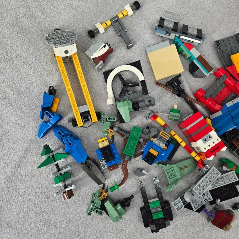 LEGO Mixed Bulk Lot Assorted Building Bricks Vehicle Parts Kids Creative Play
